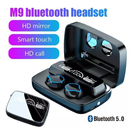 Bluetooth 5.0 Wireless Earbuds Headphone Headset Noise Cancelling TWS Waterproof