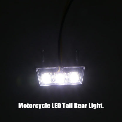 LED Mini Rear Light Motorcycle Tail Motorbike License Plate Light Car Rear Light