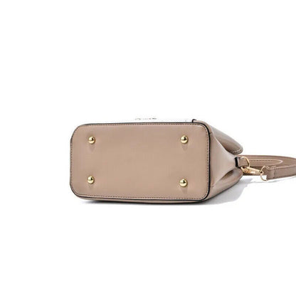 Women‘s Handbags Top Ring Satchel Purse Tassel Decor Crossbody Bag