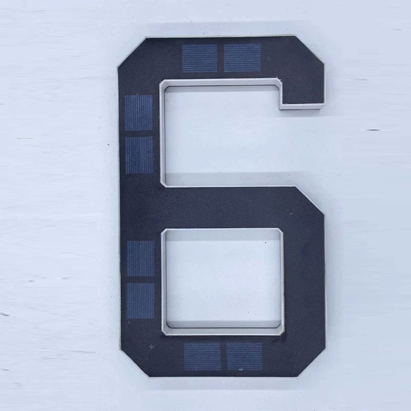 Solar House Number Lights Light Sensor House number Modern Led Address Sign