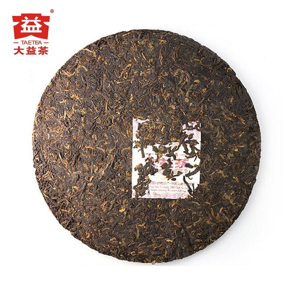 TAETEA Top Grade Chinese Tea Ripe Pu'er 7592 Chi Tse Beeng Shu Puer 357g