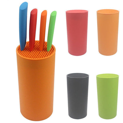 Multifunctional Plastic Knives Holder Tool Holder Knife Block Knife Stand Shelf