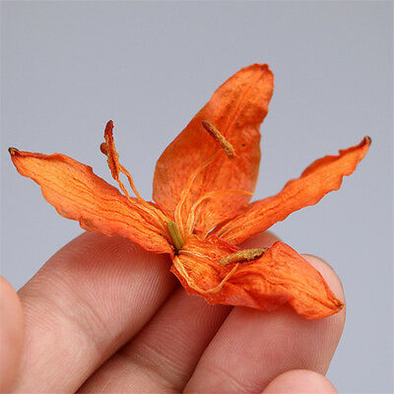200g Premium Pure Natural Lily Scented Tea Cake Lungs Cough Sedative Lilies Tea