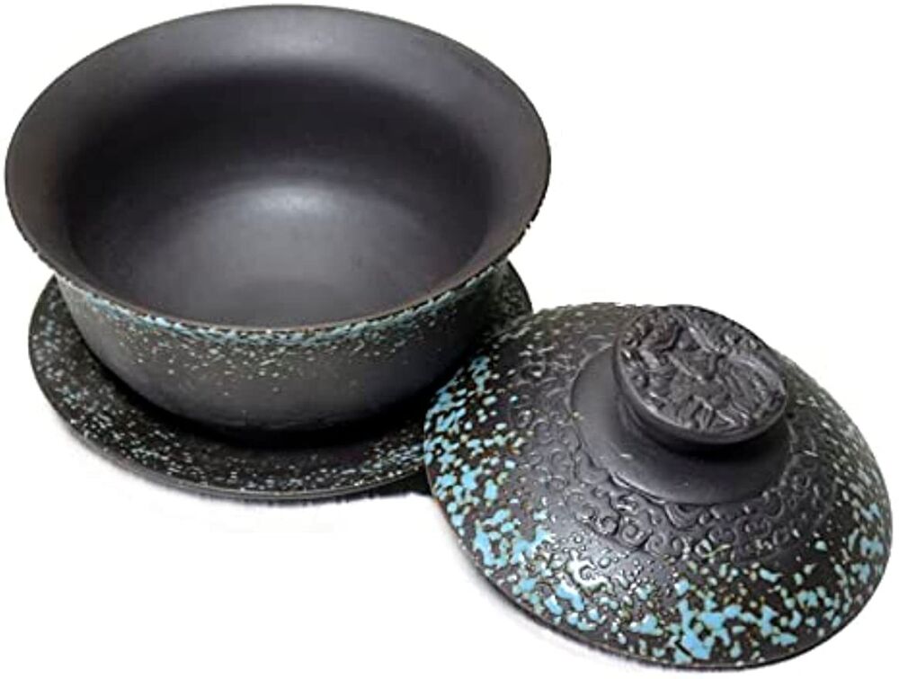 Chinese GongfuTea Gift Set Gaiwan Tea Set Teacup Filter with 6 Cups Tea Ceremony