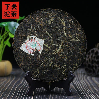Xiaguan Puh Er Pine Crane Qizi Shen Puer Chinese Tea Cake 357g