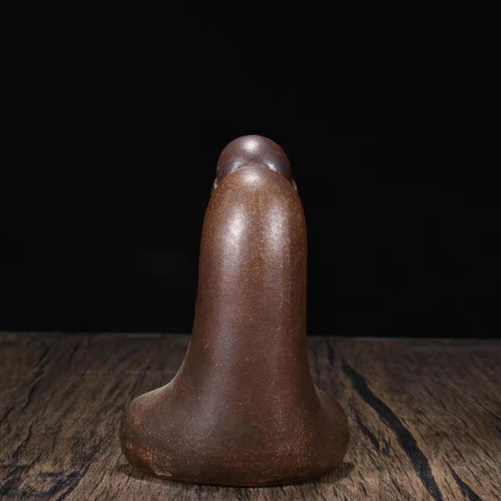 chinese tea pet zisha Clay statue Wealth yixing Bodhidharma buddha sculpture art