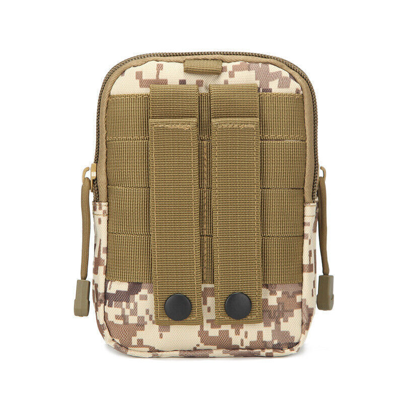 Men Tactical Pouch Belt Waist Pack Bag Pack Running Pouch Travel Camping Bag