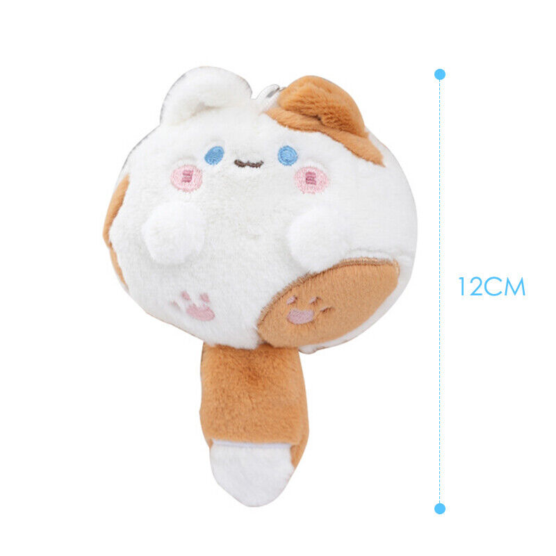 Kawaii Cat Plush Doll Pendant Cute Soft Stuffed Keychain Lovely Bag Decoration