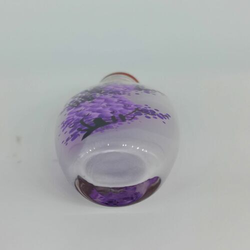 Chinese Old Beijing Glaze Inside Painting Painted Exquisite Pattern Snuff Bottle