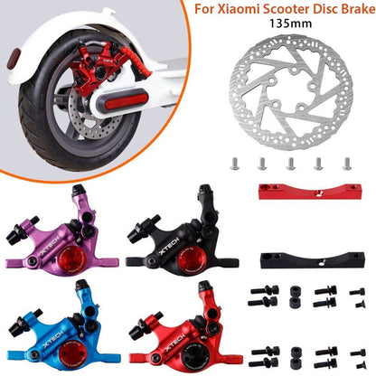 Electric Scooter Hydraulic Disc Brake Calipers Aluminum Alloy Black/Blue/Purple