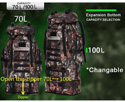 Tactical Backpack Mountaineering Camping Hiking Military Tactical Bag
