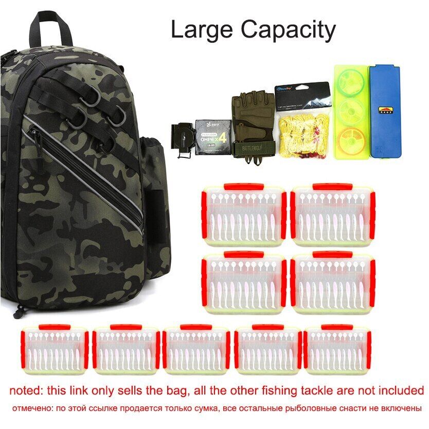 Tackle Bag Fishing Backpack Multifunctional Fishing Gear Bag Fishing Accessories