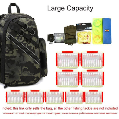 Tackle Bag Fishing Backpack Multifunctional Fishing Gear Bag Fishing Accessories