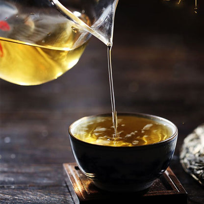 Pu Erh, Lu Tang, Smooth Bamboo Liang Zi, 2020y, 357g, Raw