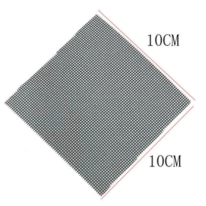 Flower Pot Hole Mesh Pad 50Pcs Glass Fiber Plants Bonsai Bottom Grid Mat 10x10cm