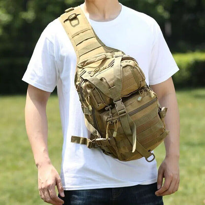 Backpack Shoulder Bag Molle Outdoor Camping Daypack Backpack Strap