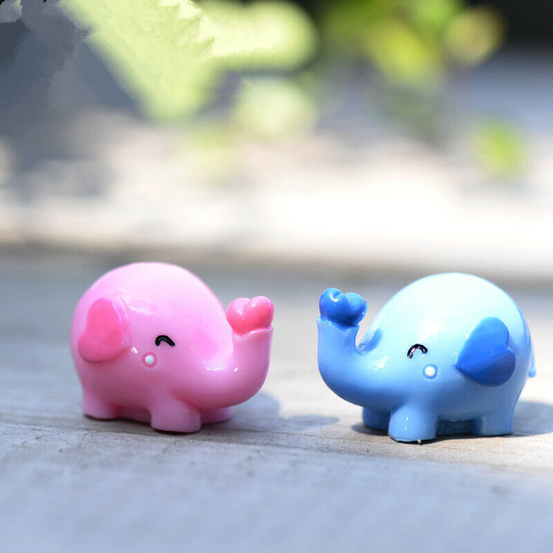 3pcs Couple Elephant Bottle Decoration Supplies Garden Deco Creative Handicrafts
