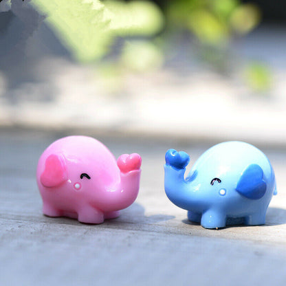 3pcs Couple Elephant Bottle Decoration Supplies Garden Deco Creative Handicrafts