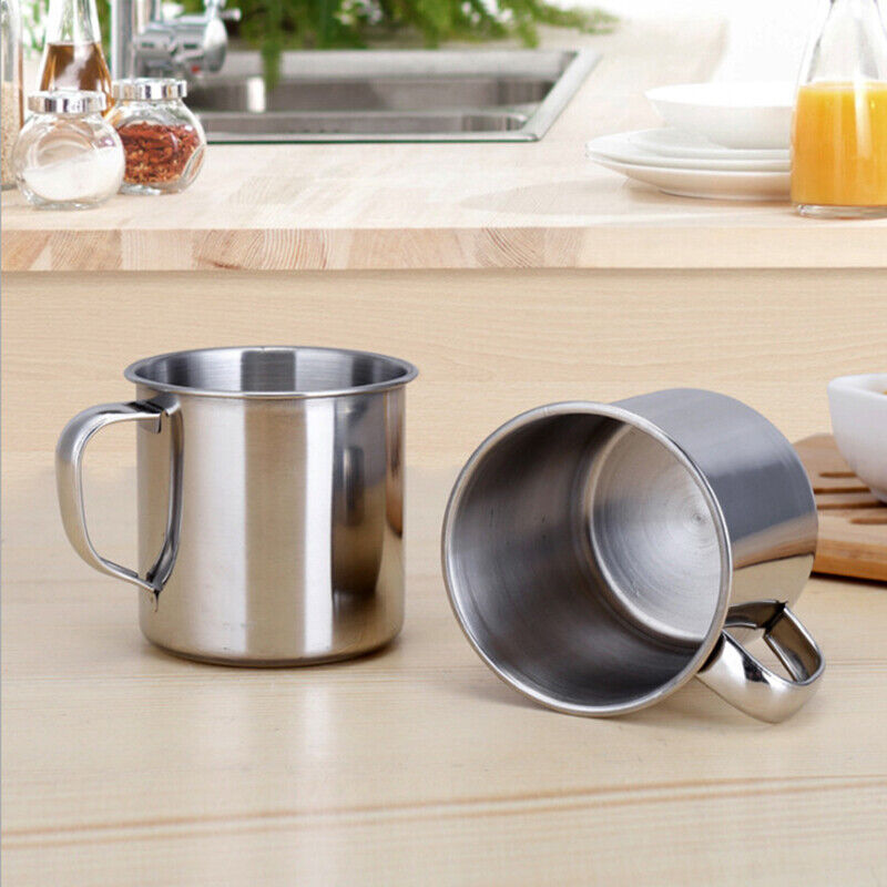 Outdoor Camping Hiking Tea Mug Cup Stainless Steel Coffee Cup
