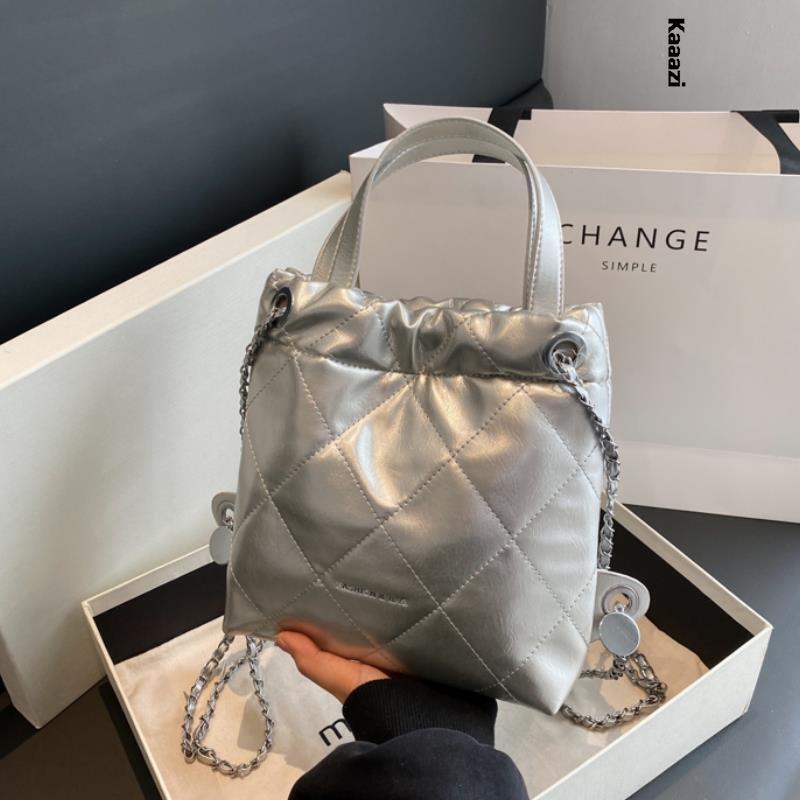 Chain Backpack 2023 Summer Handbag High Women's Pu Leather Shoulder Bag
