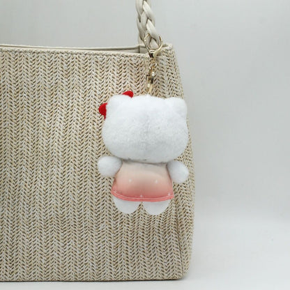 HelloKitty Plush Keychain Melody Bag Pendant Couple Pendant Keychain 4''