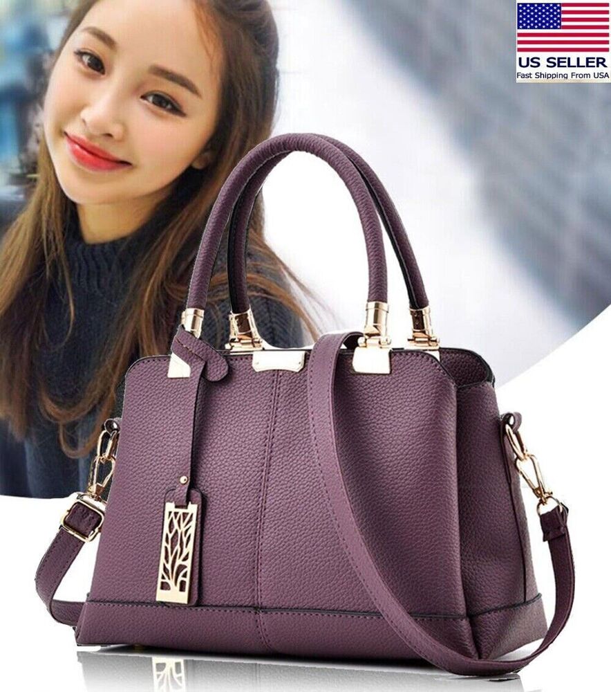 Fashion Women Leather Satchel Handbags Shoulder Tote Messenger Crossbody Bag