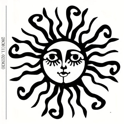Elegant Sun Face Wall Art - Add a Touch Home Decor Hanging Wall Art