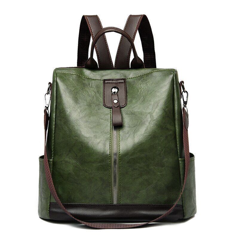Backpack Women PU Rucksack Travel Backpack School Bag Leather Knapsack