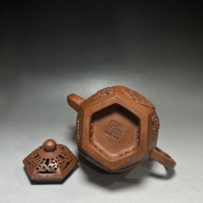 vintage chinese yixing purple clay teapot zisha ceremony teaware collection rare