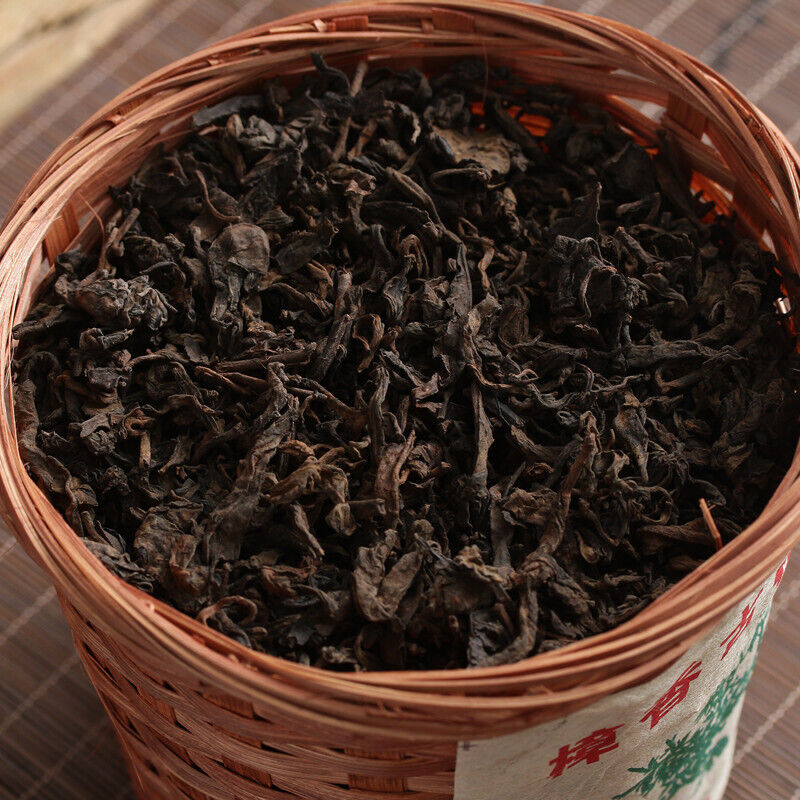 1991 Yunnan Puerh Tea Zhang Xiang Ancient Tree Puer Loose Ripe Basket Pack 300g