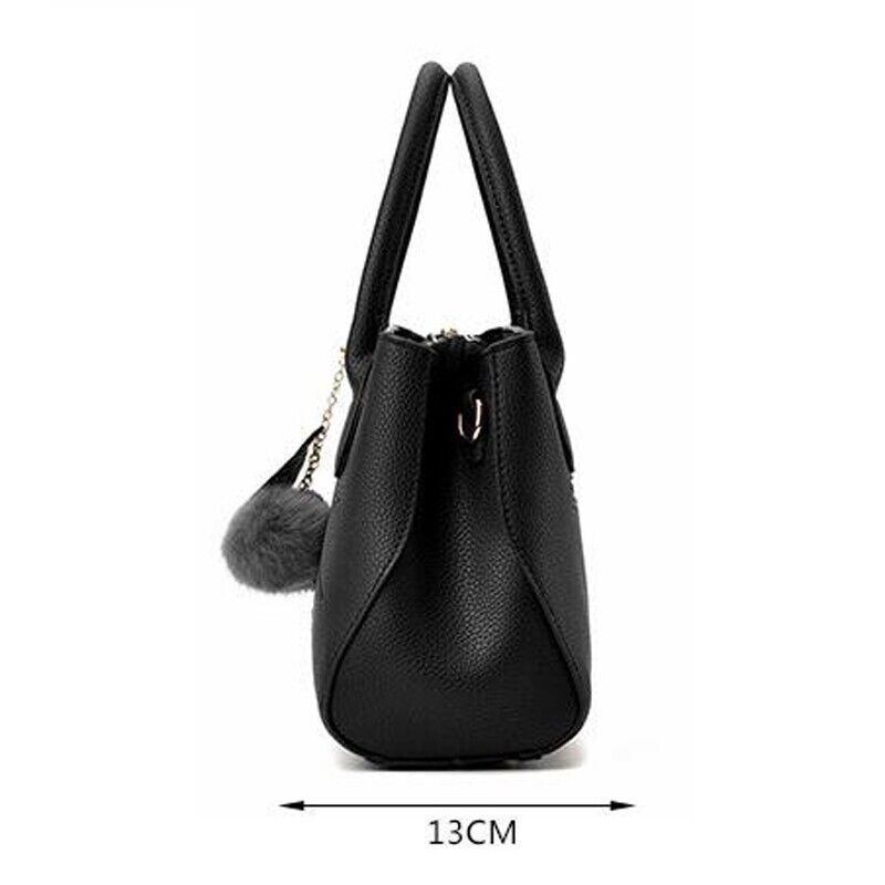 Women's Ladies PU Leather Handbag Shoulder Bag Purse Tote Messenger Satchel Bag
