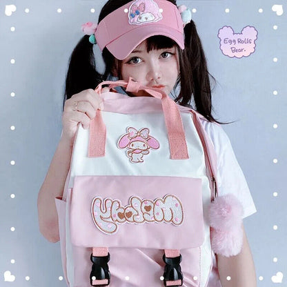 My Melody Backpack Cinnamoroll Schoolbag Kuromi Student Shoulder Travel Bag Gift