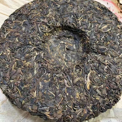357g Yunnan Wild Pu'er Tea Cake 2001 Aged Pu-erh Raw Tea Premium Puerh Sheng Tea