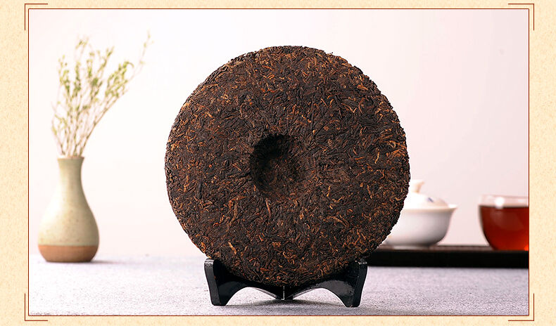 2013 China Yunnan menghai Dayi 7572 qizi Pu erh Tea Cooked ripe Cake,er tee thé