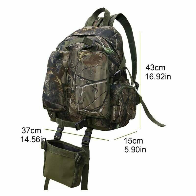 Tactical Backpack Shoulder Bag Outdoor Hiking Camping Rucksack 600D Oxford Cloth