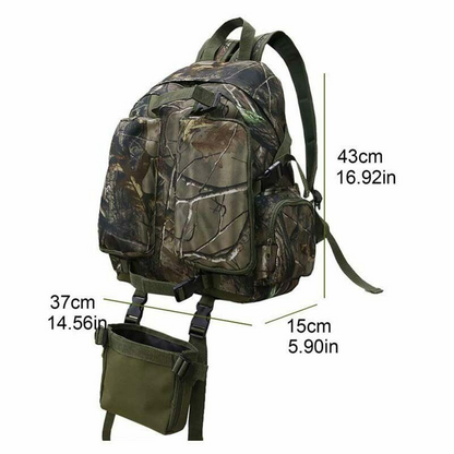 Tactical Backpack Shoulder Bag Outdoor Hiking Camping Rucksack 600D Oxford Cloth