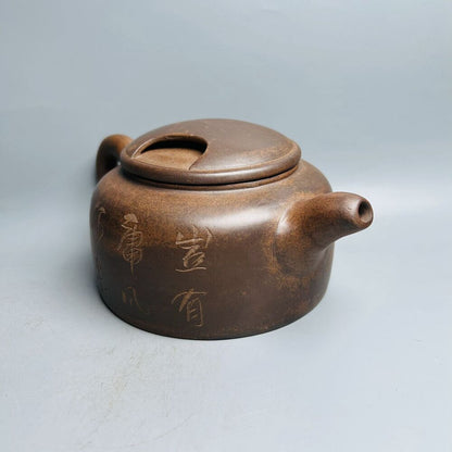 Vintage Chinese Yixing Purple Clay Teapot Zisha Ceremony Fashion Gift Teaware