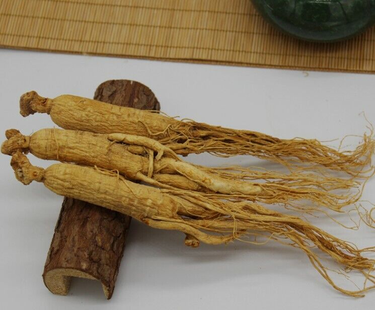 Changbai Mountain Dry White Ginseng Root 6-year-old Ginseng Root Chinese Herbal Medicine-