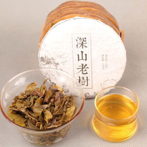 Organic Green Pu Erh Tea Handmade Puer Tea Cha Premium Tea Ecology Old Tree 100g