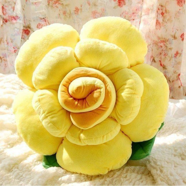 Rose Shape Bed Sofa Chair Throw Cushion Lumbar Pillow Lover Wedding Gift