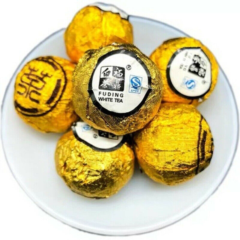 Top Organic Ball-shaped White Tea 500g Wild Old Tree Fuding Shoumei White Tea