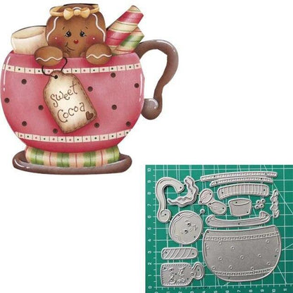 Cutting Dies Gingerbread Layering Dies Craft Scrapbooking Card Making