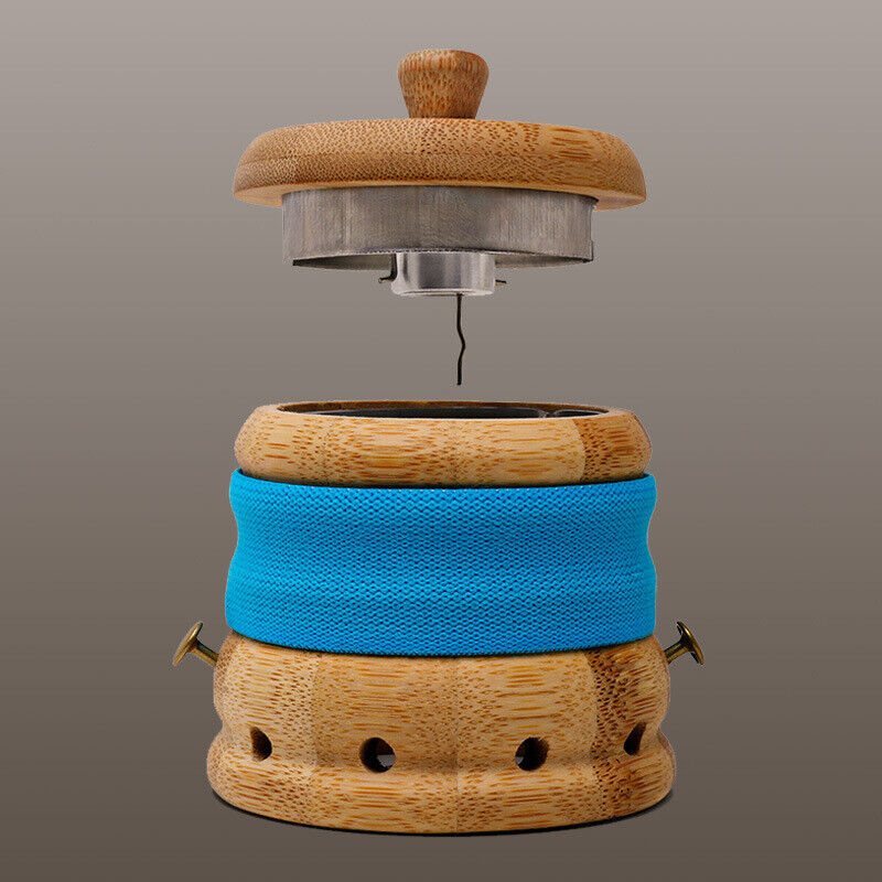 Portable Moxibustion Bamboo Moxa Pot Wooden Handwork Wormwood Strip Box Tool艾灸艾草