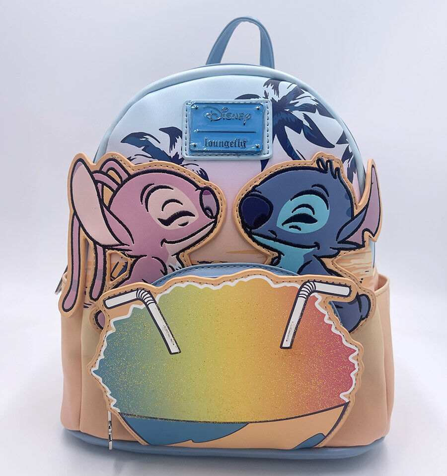 Disney Mini Backpack Loungefly Snow Cone Date With Tags Angel Lilo&Stitch Bag
