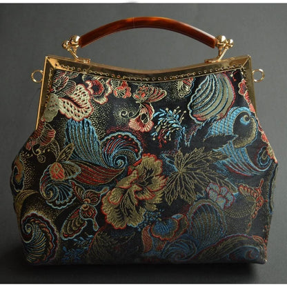 Chain Women Shoulder Crossbody Bag Tote Handbags Purse Vintage Shell Lock Bags