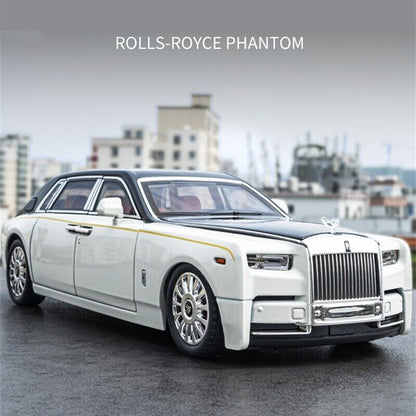 1:18 Rolls-Royce Phantom Diecast model Car Toy Vehicle Sound Light Kids Gifts