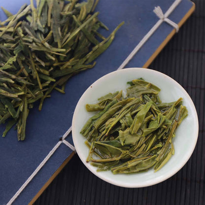 2023 Chinese Dragon Well Green Tea Loose leaf Longjing Lung Tea Ching 250g