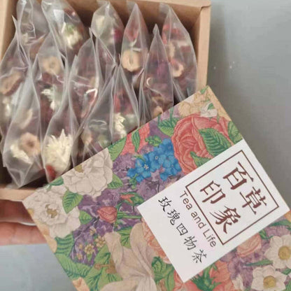 150g Gouqi Rose Red Date Chrysanthemum Herbal Flower Tea Chinese Herb Flower Tea