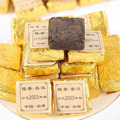 Yunnan Chen Xiang Cooked Pu'er Tea Ripe Puerh Mini Tuo Tea Cha Puer Brick tea