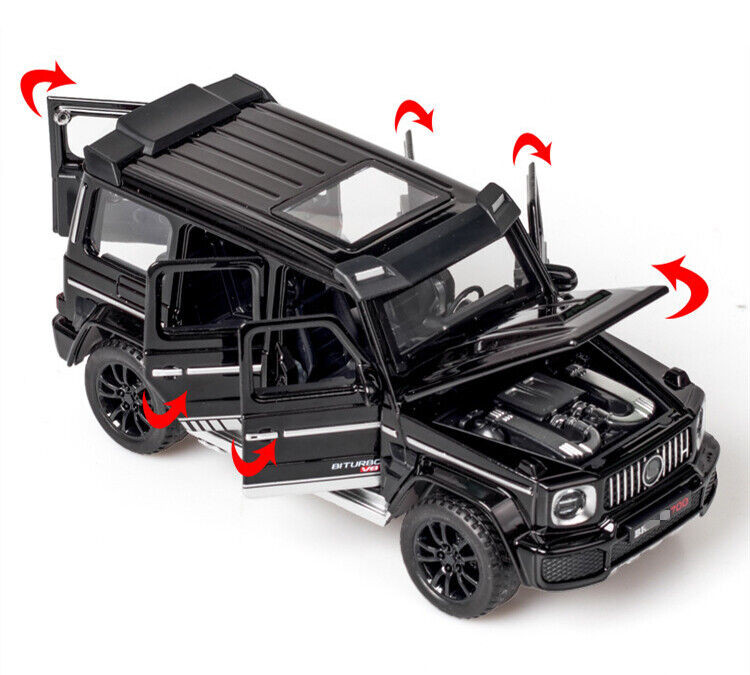 1:32 Mercedes-Benz Brabus G Wagon G700 G65 SUV Diecast Model Car Metal Vehicle